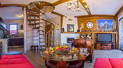 Położenie apartamentu w Szczawnicy - Widok z nad Wąwozu Homole