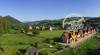 Położenie apartamentu w Szczawnicy - Widok z nad Wąwozu Homole