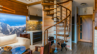 Położenie apartamentu w Szczawnicy - Widok z nad Wąwozu Homole