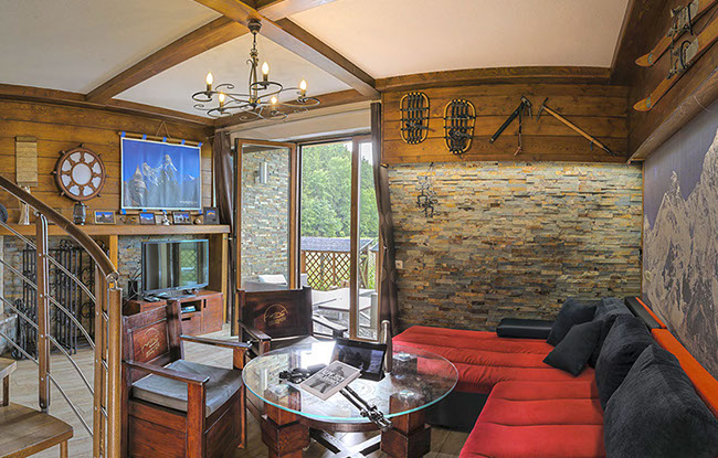 Położenie apartamentu w Szczawnicy - Widok z nad Wąwozu Homole